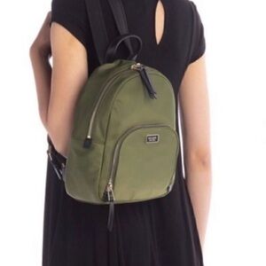 Kate Spade New York Dawn sapling green nylon medium size backpack